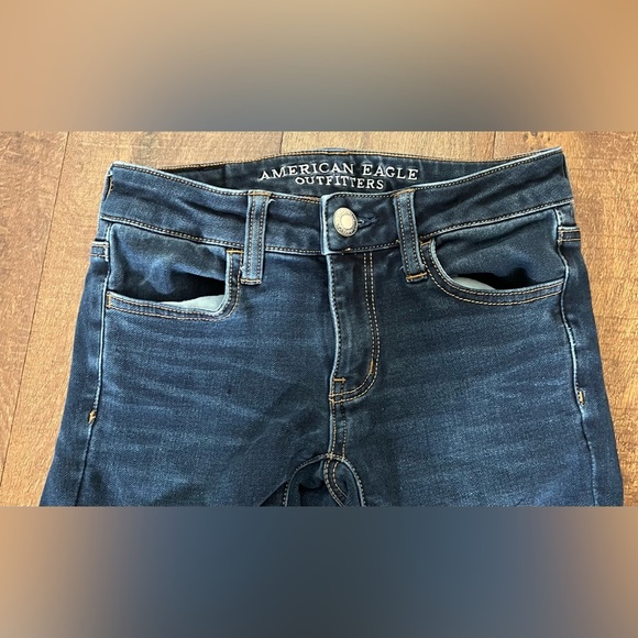 American Eagle outfitters 360° super stretch jeans jegging Sz 00 regular - Picture 2 of 8
